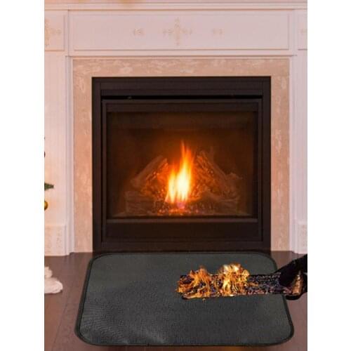 100*100cm/50*50cm Fire Pit Carpet Durable Fireproof Fireplace Blanket Mat Pad Fireproof Blanket Indoor Outdoor BBQ Tool
