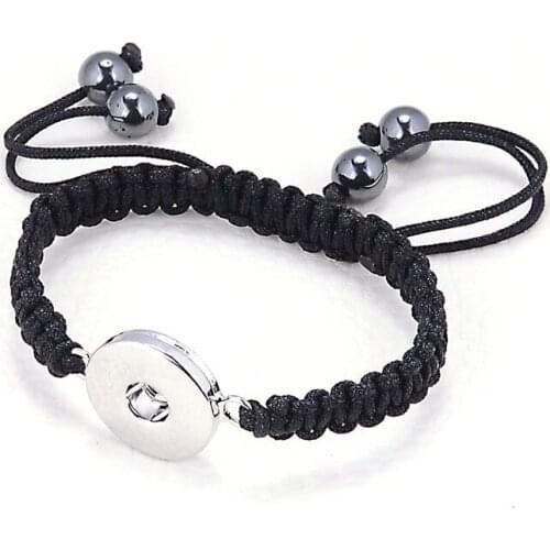 12pcs wholesale snap charm bracelets for women with 1 round snap button charm bracelets( insert jewelpop not including )