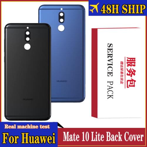 Original Battery Cover for Huawei Mate 10 Lite Glass Back housing Replacement Repair Parts Apply to Huawei Nova 2i Huawei G10
