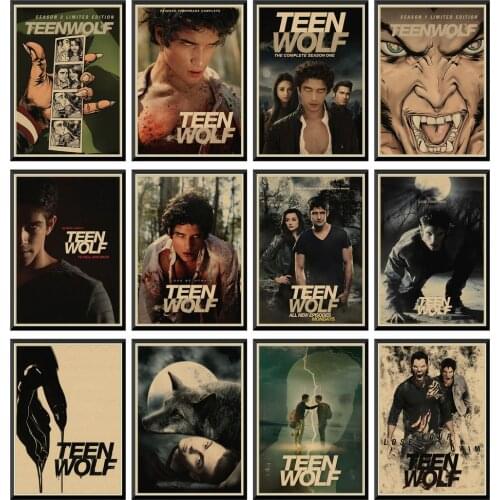 Teen Wolf Posters Movie Wall Stickers Kraft Paper Prints Clear Image Home Decoration Livingroom Bedroom Home 42X30cm