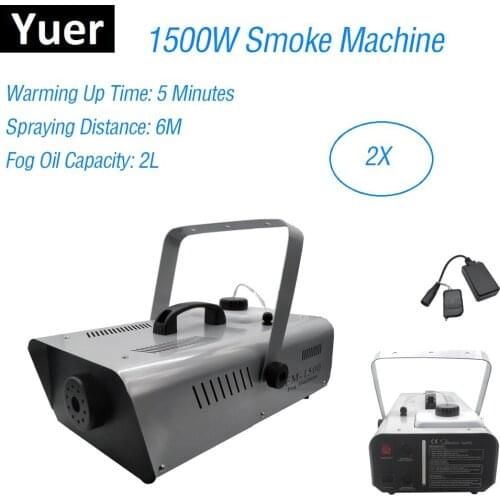 Remote Control 1500W Fog Machine Pump Dj Disco Smoke Machine For Stage Wedding Party Light Disco Decorations Dj Effect Nightclub