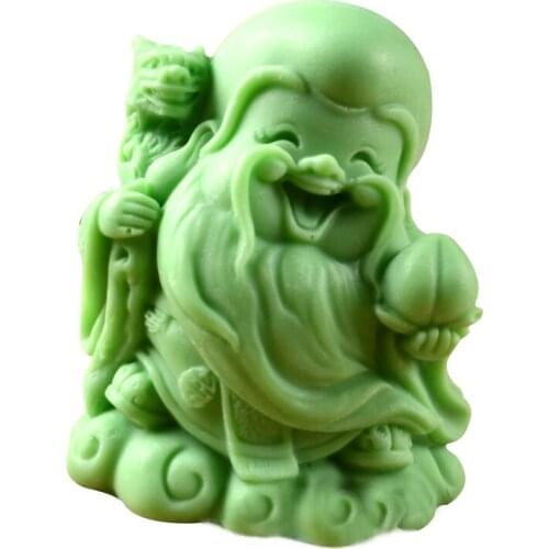Handmade Silicone Soap Mould Buddha Statue Molds Home Craft Decoration Tool
