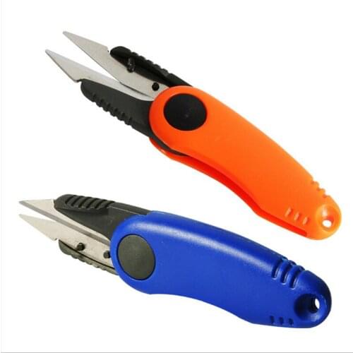 Stretch Boxes Lure Use Pliers Small Curved Nose Fishing Tackle Scissors Cut Line 5PCS/Pack