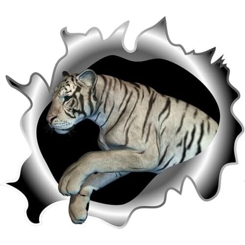 Three Ratels C546 3D tiger stickers motorcycle decals anime guitar sticker