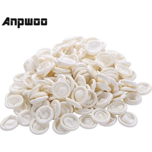 AMPWOO 1000pcs Rubber Disposable Latex Finger Cot Stall Anti Static Protective Fingerstall