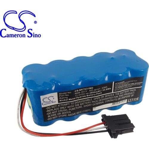 Cameronsino for NIHON KOHDEN ECG-1350 ECG-1350A ECG-1350C ECG-1350K TEC-7751 TEC-8352 MD-BY01 NKB-301V SB-551V X065 battery