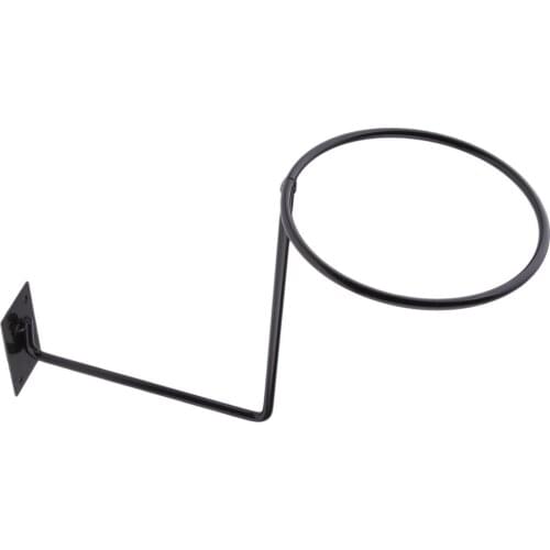 Black Motorcycle Helmet Holder Jacket Hook Wall Mounted for Coats Hats Caps