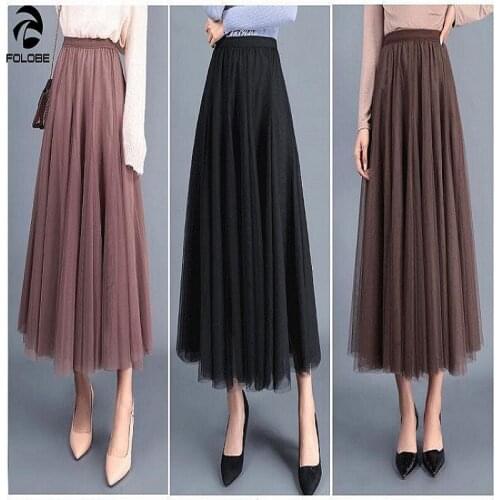 FOLOBE Womens Autumn Skirts