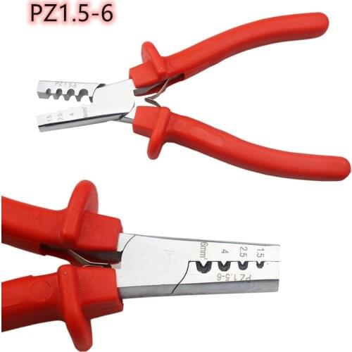 Tool PZ1.5-6 German small crimping pliers PZ1.5-6mm2 casing type terminal pliers wire stripper