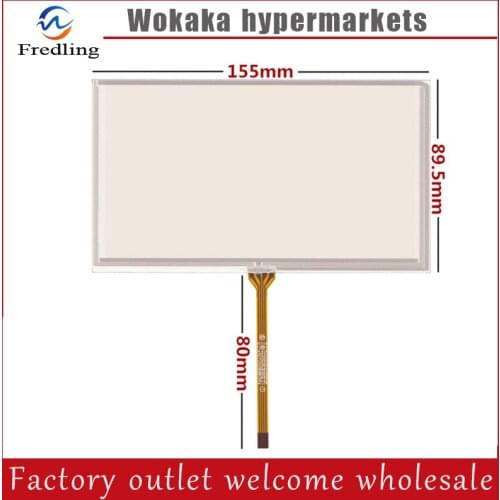 New 6.5 Inch Touch Screen car DVD AT065TN14 PW065XS1 touch screen display 154*88