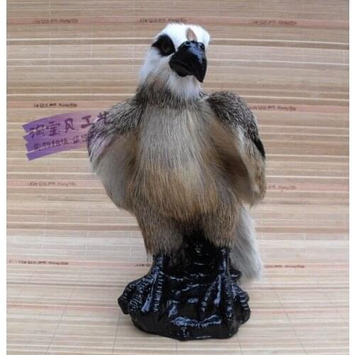 Creative simulation eagle toy polyethylene & furs eagle model gift about 20x18x30cm 1430