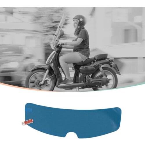 Motorcycle Transparent Visor Film UV Resistance Rainproof Anti-Fog Helmet Lens Film For Motorbike Helmet Shield