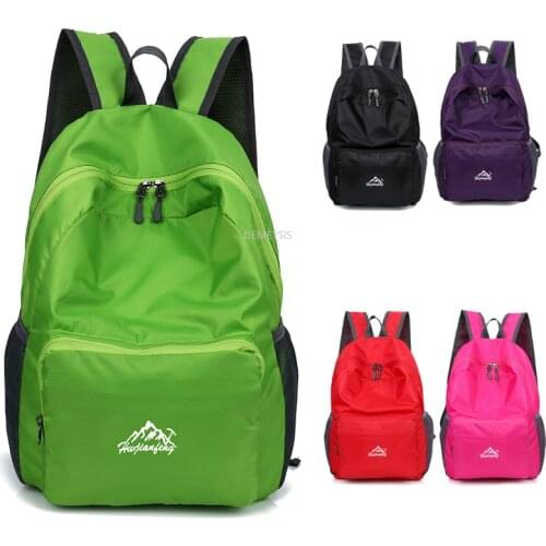 Foldable Camping Backpack Outdoor Hiking Trekking Shoulder Bag Durable Men Women Fishing Climbing Mountaineering Backpacks