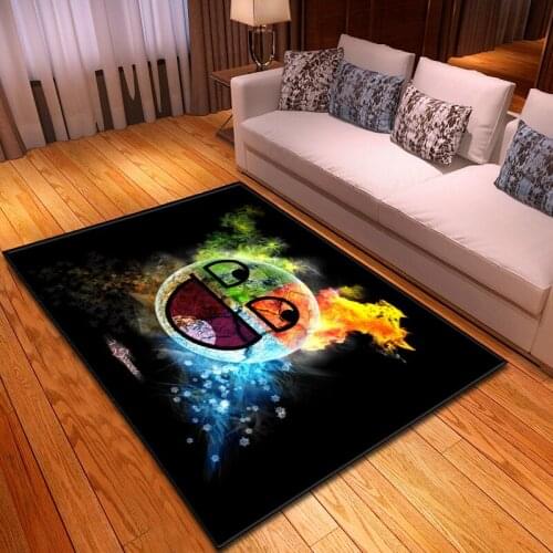 Nordic Super Soft Flannel Living Room Carpet Point Plastic Bottom Antiskid Floor Mat Child Room Area Rugs Creative Decor Carpets