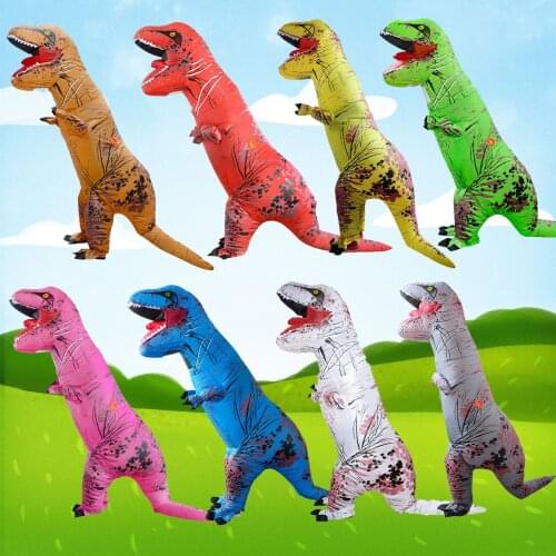 Hot sale Tyrannosaurus rex inflatable suit Halloween cosplay show suit Tyrannosaurus inflatable suit dinosaur inflatable suit