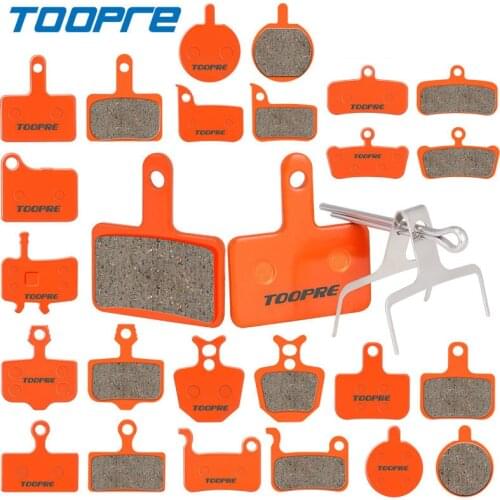 TOOPRE MTB Bicycle ceramic brake pads bike all metal heat dissipation brake pad for SHIMANO M315/M355/M375/M395/M416/M555/C900