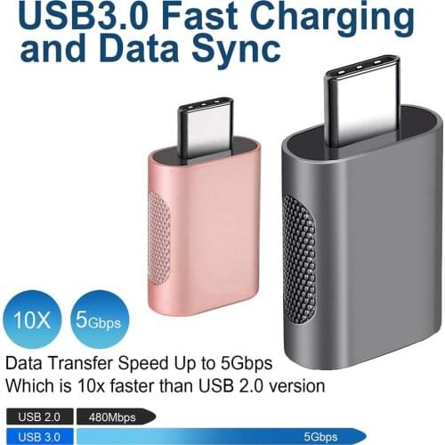 Usb Type C to USB 3.0 Female Connector High Speed Transmission Converter Adapter for Computer HDD Phone Car Charger For huawei