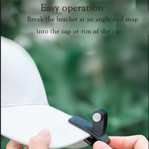 Hat Brim Clip Holder Cap Fast Clamp Mount for GoPro Hero 8 /for DJI /for XiaoYi Action Camera Accessories