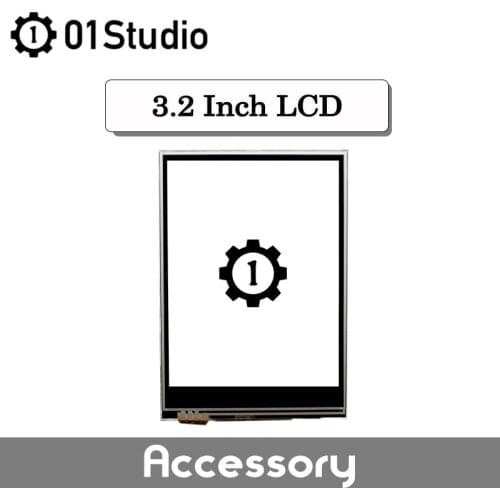 01Studio 3.2'' SPI Inch TFT LCD Resistive Touch Screen Modul pyBorad Development Micropython Accessory LittleVGL