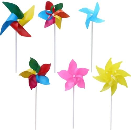 10Set Windmill Pinwheel Wind Spinner Garden Yard Art Decoration Outdoor Toys DIY