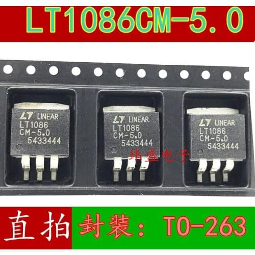 10pcs LT1086CM-5.0 LT1086-5.0 5V TO263 IC