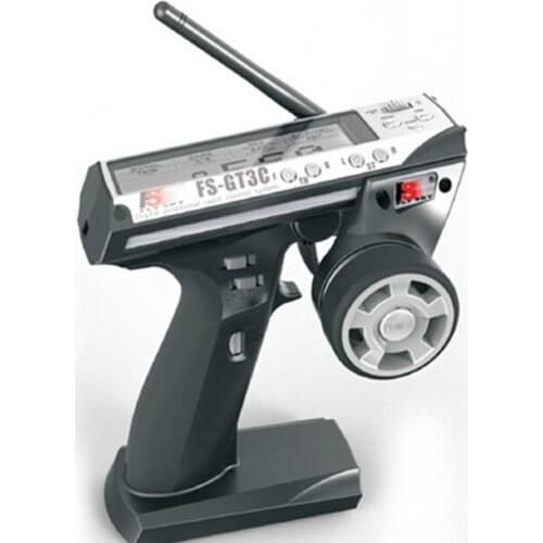 FlySky GT3C FS-GT3C 2.4GHz 3-Channel Transmitter with GR3E Receiver For RC Cars Boat