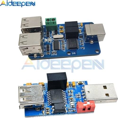 4 Channel USB to USB Isolator Coupled to Isolation Module Protective Board ADUM3160 ADUM4160 Support USB Control Transmission