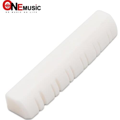 50pcs Slotted Real Bone 12 String Guitar Nuts For Electric Guitar 43x6x8.5mm