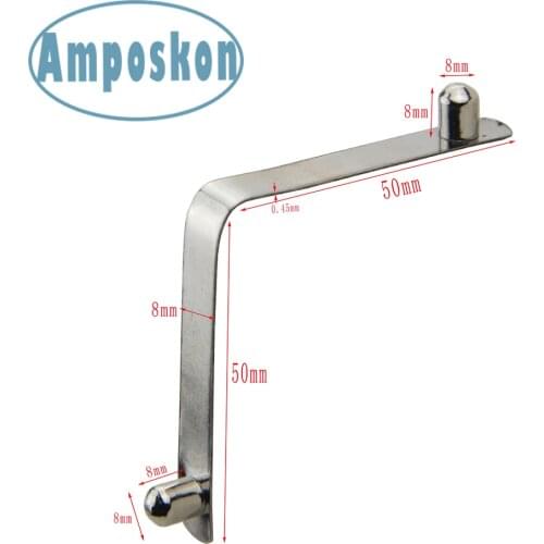 50pcs 8 x 8mm Push Solid Button Spring Snap Clips Double Pin Tent Pole Clips Awning Telscopic Tube Caravan & Chair Tube Lock