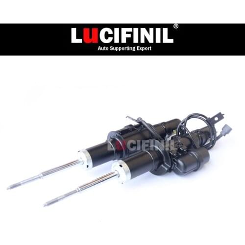 LuCIFINIL Pair Electric Suspension Front Shock Absorber for Kia Opirus 2007-2009 With ECS Oem#55311-3F750/1 55321-3F750/1