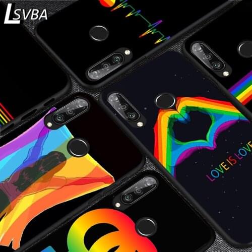 Gay Lesbian LGBT Rainbow Pride For Huawei Y5 6 7 8 9 Y5P Y6S Y6P Y7P Y7A Y8P Y8S Y9A Y9S 2018 2019 2020 Pro Prime Phone Case