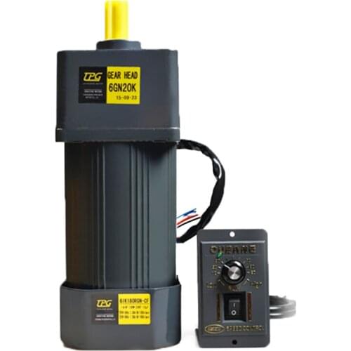 180W 220V AC gear speed motor 6IK180RGN-CF + speed governor