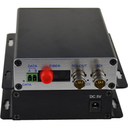 HD-SDI Video Media Converters -Video Audio RS485 data over Fiber,S/M 20Km