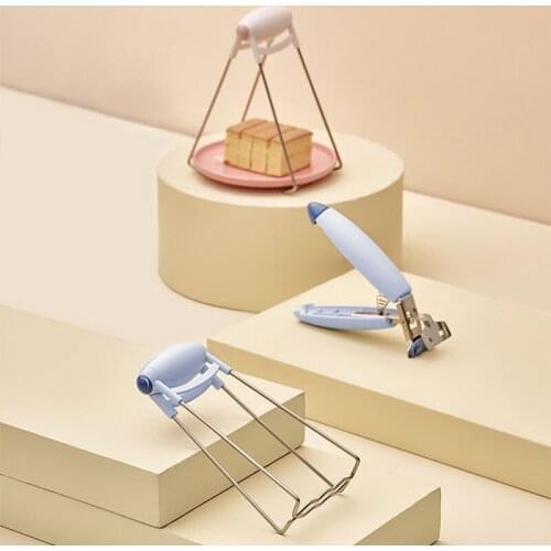 Oven Anti-scald Clip Microwave Air Fryer Accessory Clamp Holder Tong Heat Insulation ​Lifting Tray Bowl Clip Kitchen Gadget