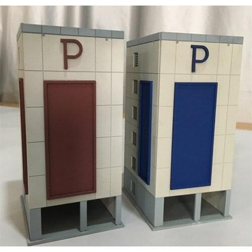 1:150 N Scale Japanese Style Garage Train Sand Table Landscape DIY Assembly Model