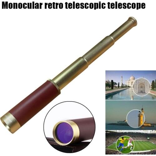 Nautical Monocular Telescope 25x30 Portable Retractable Vintage for Outdoor Hunting XR-Hot
