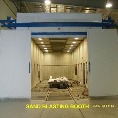 Surface cleaning sand blast room/sand blast chamber/sand blast cabinet