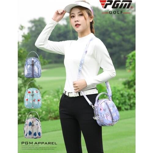 PGM Golf Tote Bag Womens Portable Nylon Crossbody Bag Multi-function Waterproof Printing Shoulder Bag Handbags D0734