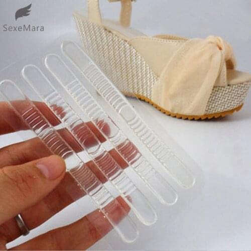 Transparent Massage Patch Foot Care Soft and Comfortable Insole for Women High heel shoes Back Heel