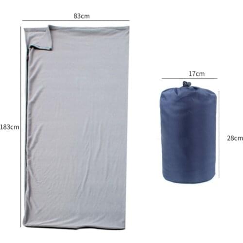 Foldable Survival Camping Sleeping Bag Warm Emergency Blanket Liner Air Conditioner Multipurpose Bag Durable Gadget for Dropship
