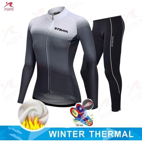 Strava, warm winter womens cycling clothing, quick-drying and fitting, New Jersey mountain biking suit 2021