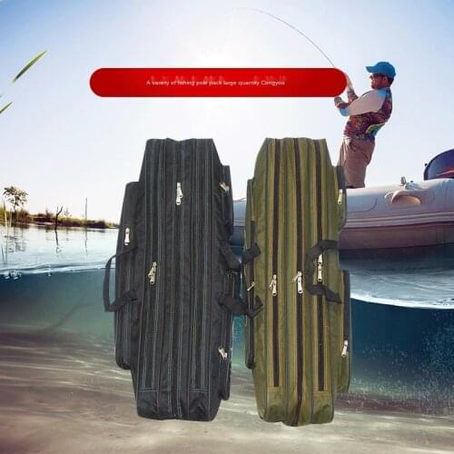 Three Layer Thickened Fishing Gear Bag Enlarged Umbrella Bag Fishing Gear Rod Bag Fishing Bag Fishing Rod Bag
