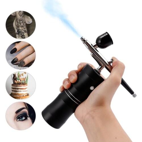 Multi-Purpose Cordless Mini Airbrush Set Spray Pump Gen Pen Air Compressor Kit Portable Air Brush Set Art Painting Spray Model