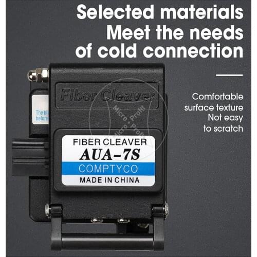 Free shipping High precision fiber cleaver AUA-7S Cold Contact Dedicated Metal Fiber optic cutter optical fiber cutting knife