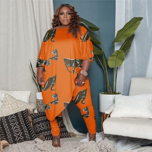 Plus Size Women Clothing Two Piece Set Fall Outfits Loungewear Sets Long Sleeve Top and Pant Track Suit Dropshipping Wholesale