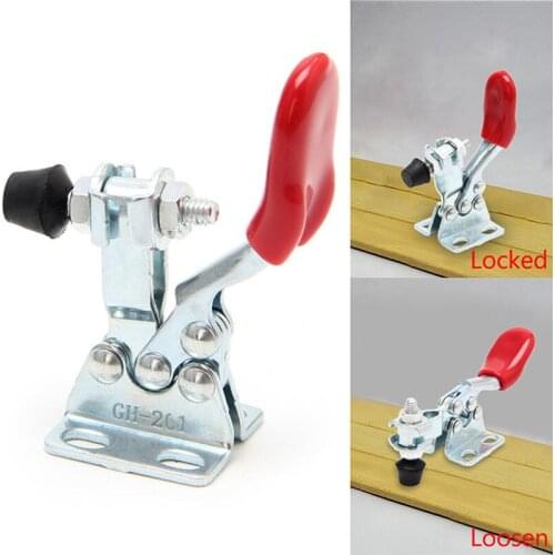 1 pcs/set Holding Capacity 100Kg Quick Release Vertical Type GH-201b Toggle Clamp Hand Tool Set