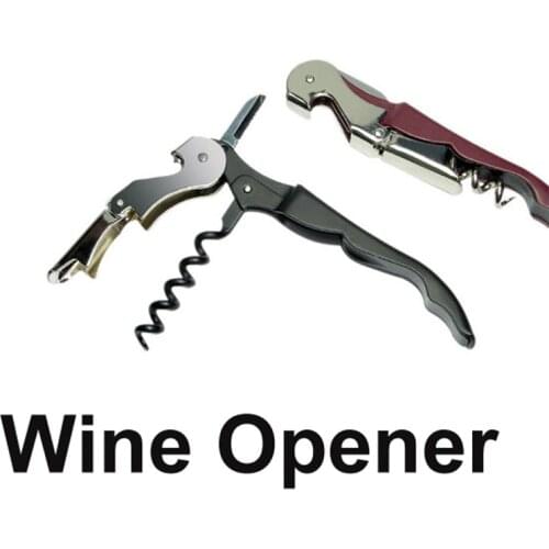 1Pc Stainless Wine Screw Corkscrew Opener Professional Waiters Wine Bottle Beer Cap Opener Kitchen Drinking Bar Tools