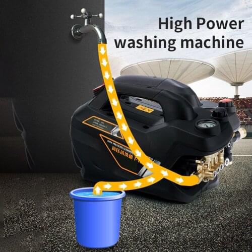 1100W High Pressure Car Washing Machine Mini Water Gun Adjustable Protable Foam Generator Tornado Dry Cleaning Auto Accessories