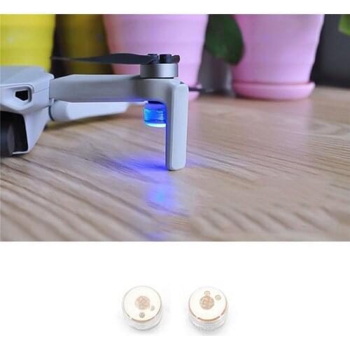 2*Mini Night Flight Signal Light Warning Flashing Light for DJI Mavic Air 2 Drone Spare Parts Direction Indicator Lamp