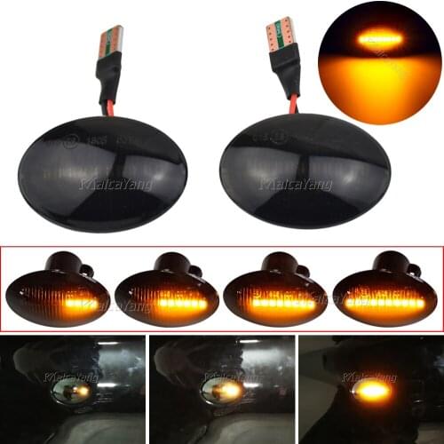 2PCS Led Dynamic Side Marker Turn Signal Light Sequential Blinker Light For Lancia Ypsilon 2003-2011 For Maserati GranCabrio